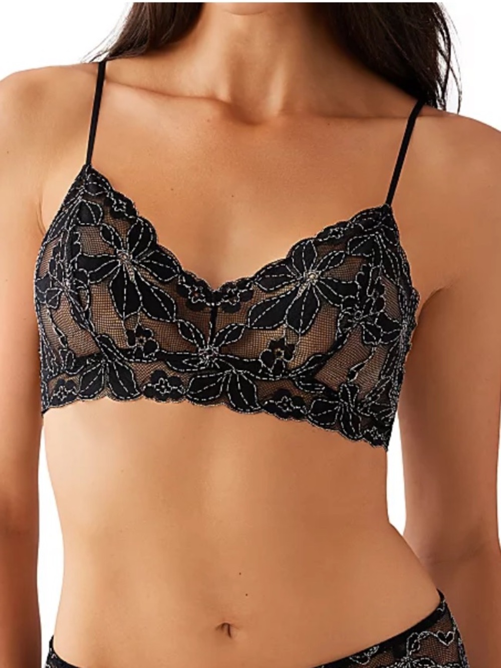 🟣 BOGO! Bundle of 3 - B.Tempted Feeling Famous Lace Bralette Set
